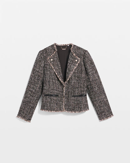 Chico's Tweed Mix Moto Jacket