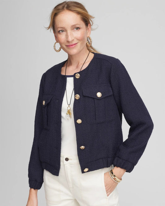 Chico's Tweed Lady Jacket