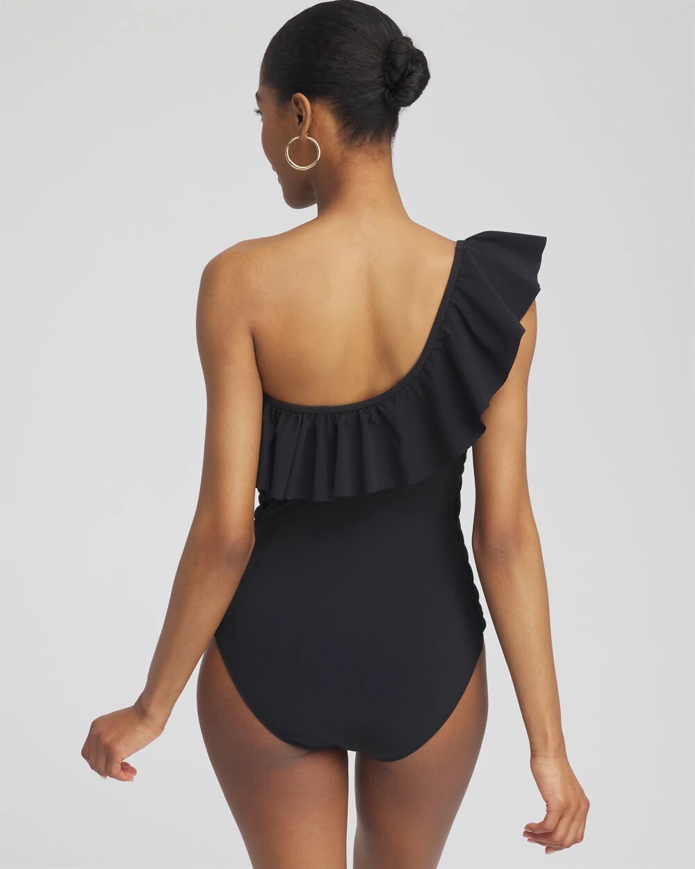Chico's Gottex One Shoulder One Piece Swimsuit