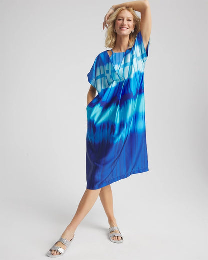 Chico's Gottex Golden Hour V-Neck Dress Cover-Up