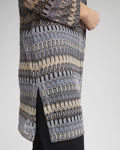 Chico's Travelers™ Knit Chevron Open-Front Cardigan