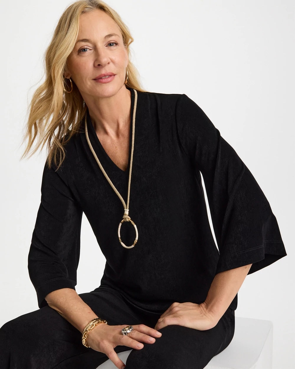 Chico's Travelers™ V-Neck Kimono Top