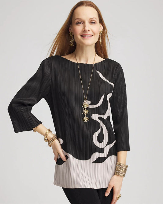 Chico's Travelers™ Collection Pleated Top