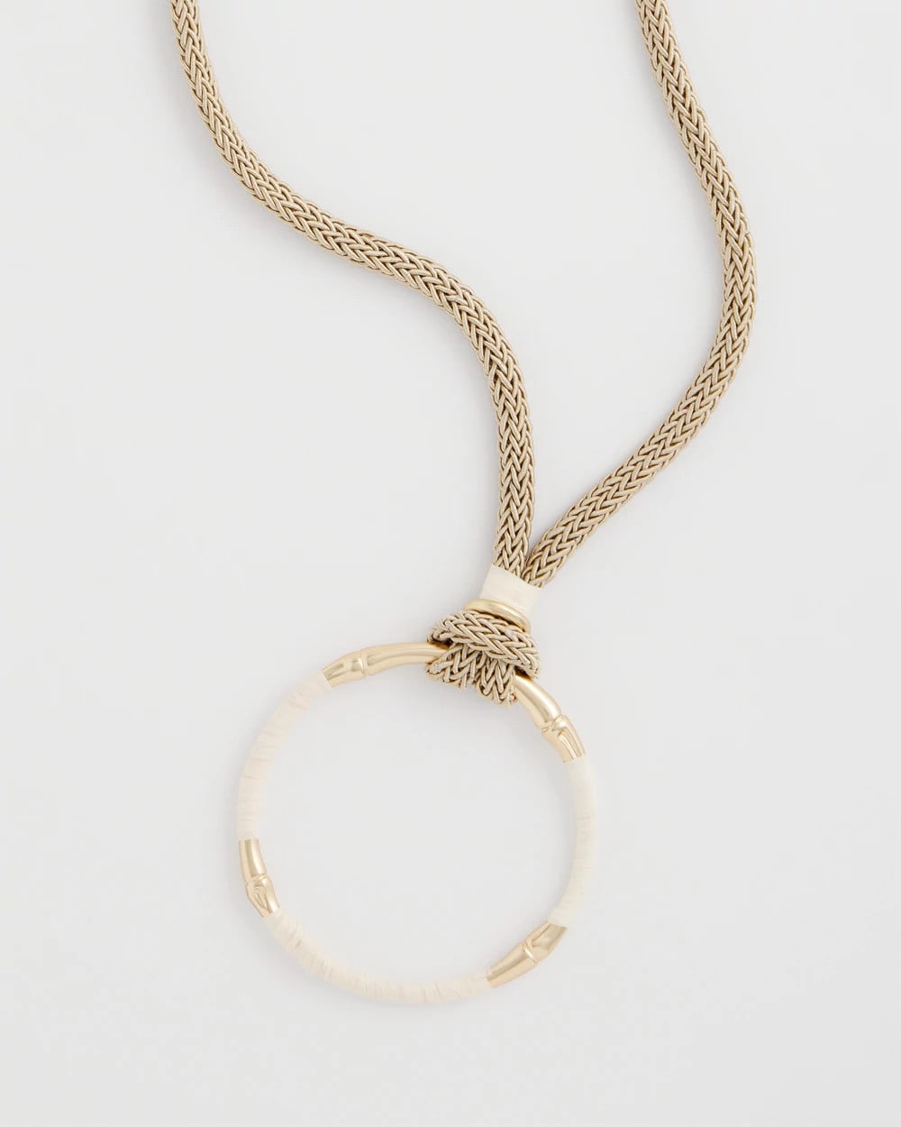 Chico's Large Open Pendant Necklace