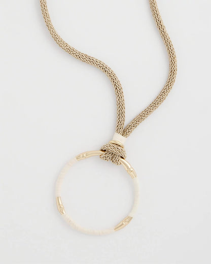 Chico's Large Open Pendant Necklace