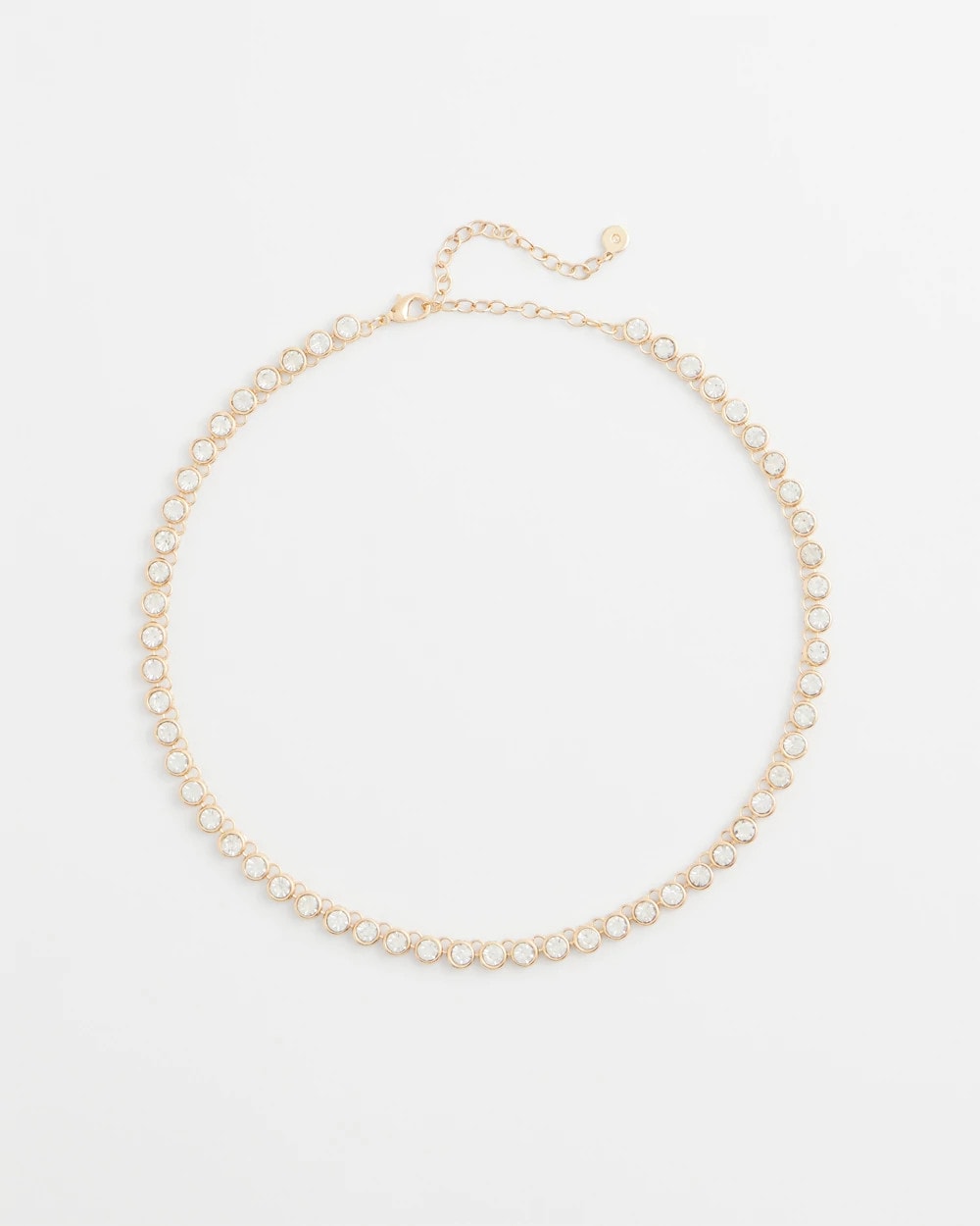 Chico's Goldtone Tennis Necklace