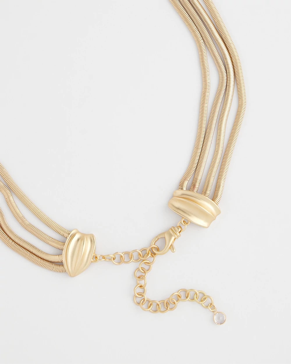 Chico's Multi-Layer Snake Chain Necklace