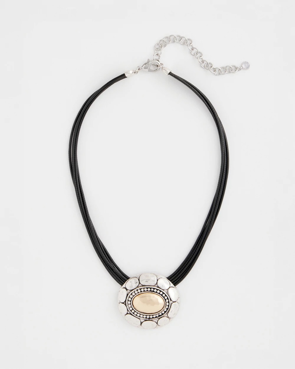 Chico's Mixed Metal Pendant Necklace