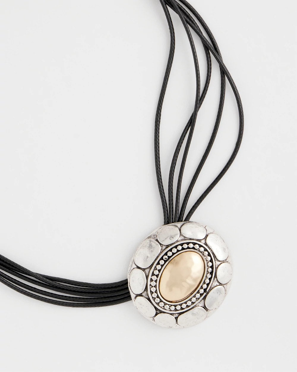 Chico's Mixed Metal Pendant Necklace