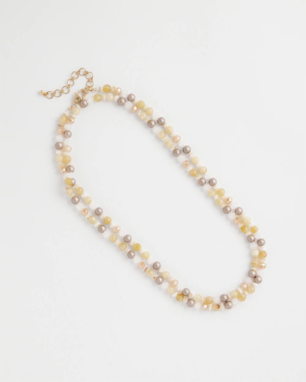 Chico's Neutral Long Layering Necklace