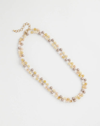 Chico's Neutral Long Layering Necklace