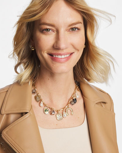 Chico's Lucky Charm Short Necklace