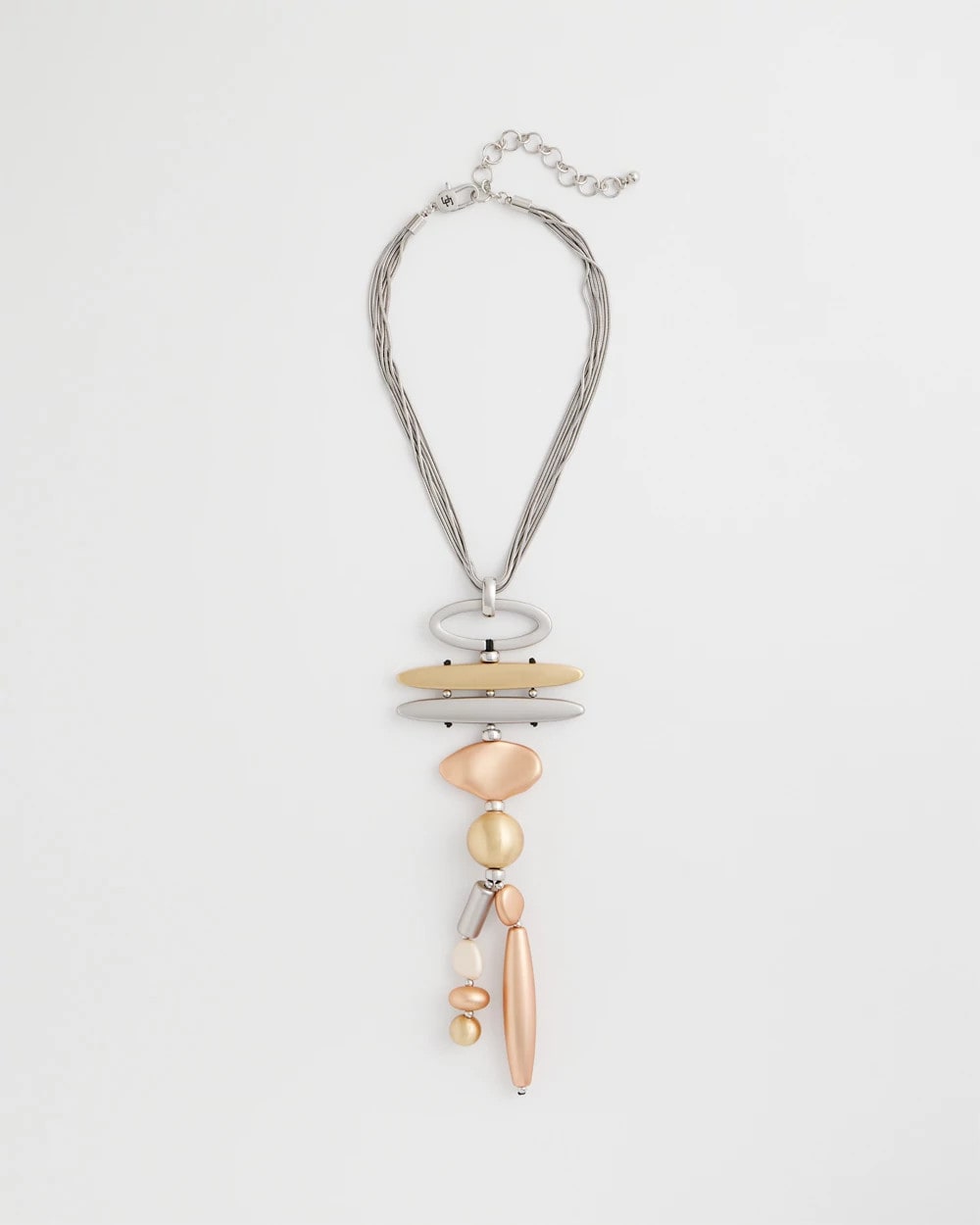 Chico's Mixed Metal Linear Necklace