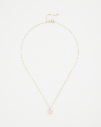 Chico's Pink Fine Single Strand Necklace