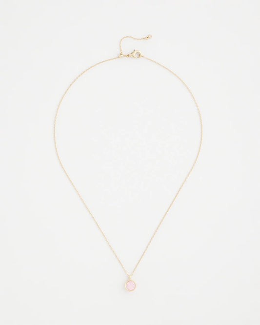 Chico's Pink Fine Single Strand Necklace