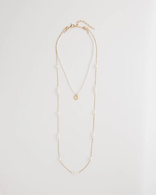 Chico's Convertible Faux Pearl Necklace