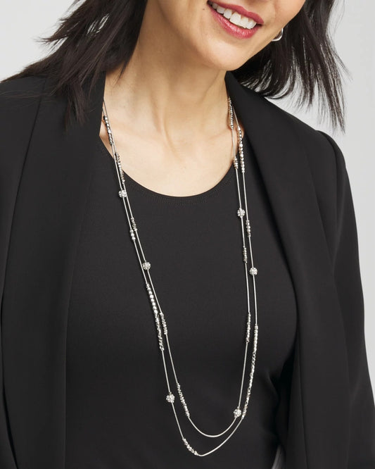 Chico's Hexie Multi-Strand Necklace