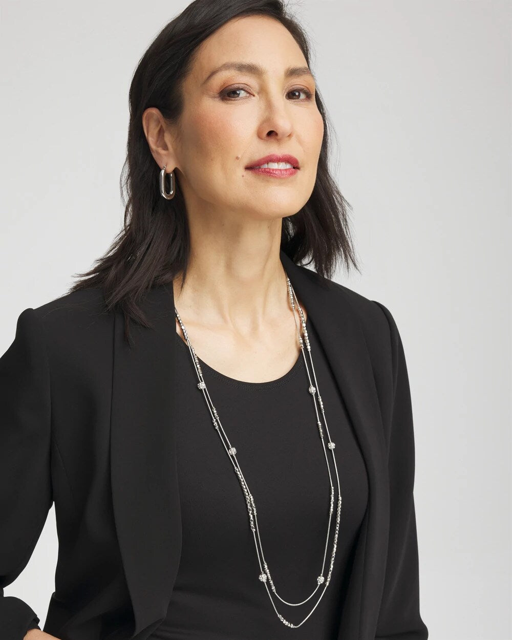 Chico's Hexie Multi-Strand Necklace