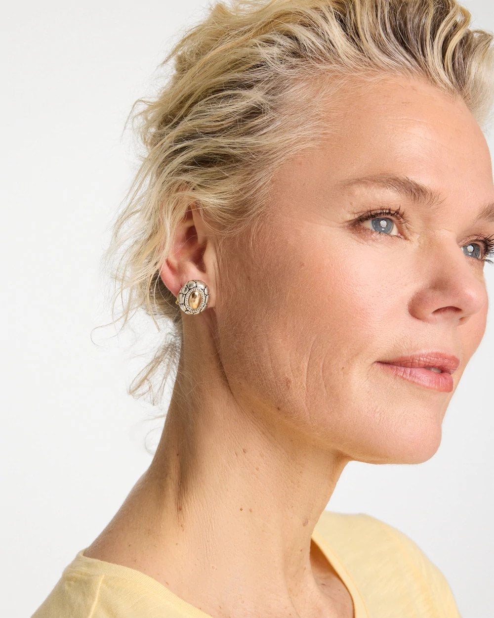 Chico's Mixed Metal Stud Earrings