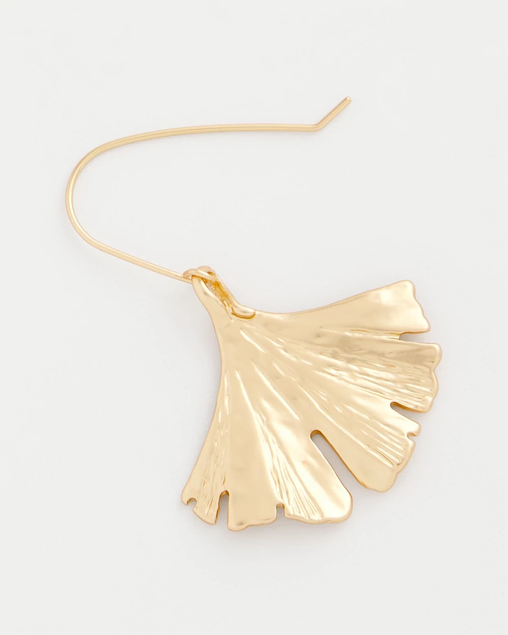 Chico's Ginkgo Leaf Fishwire Earrings