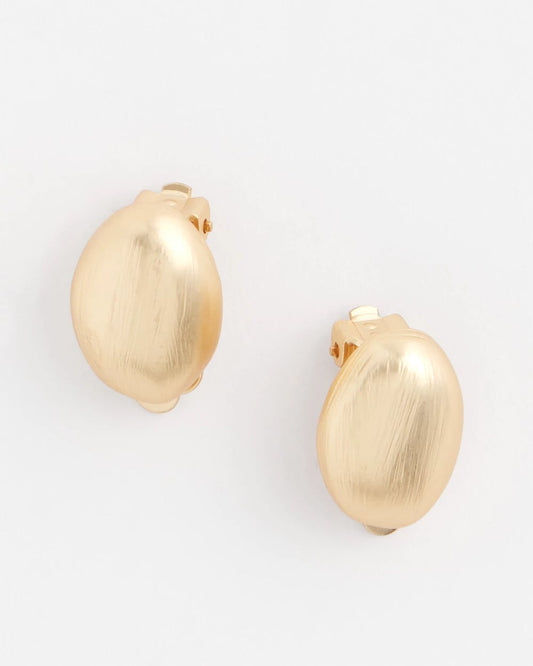 Chico's No Droop™ Gold Stud Clip-On Earrings