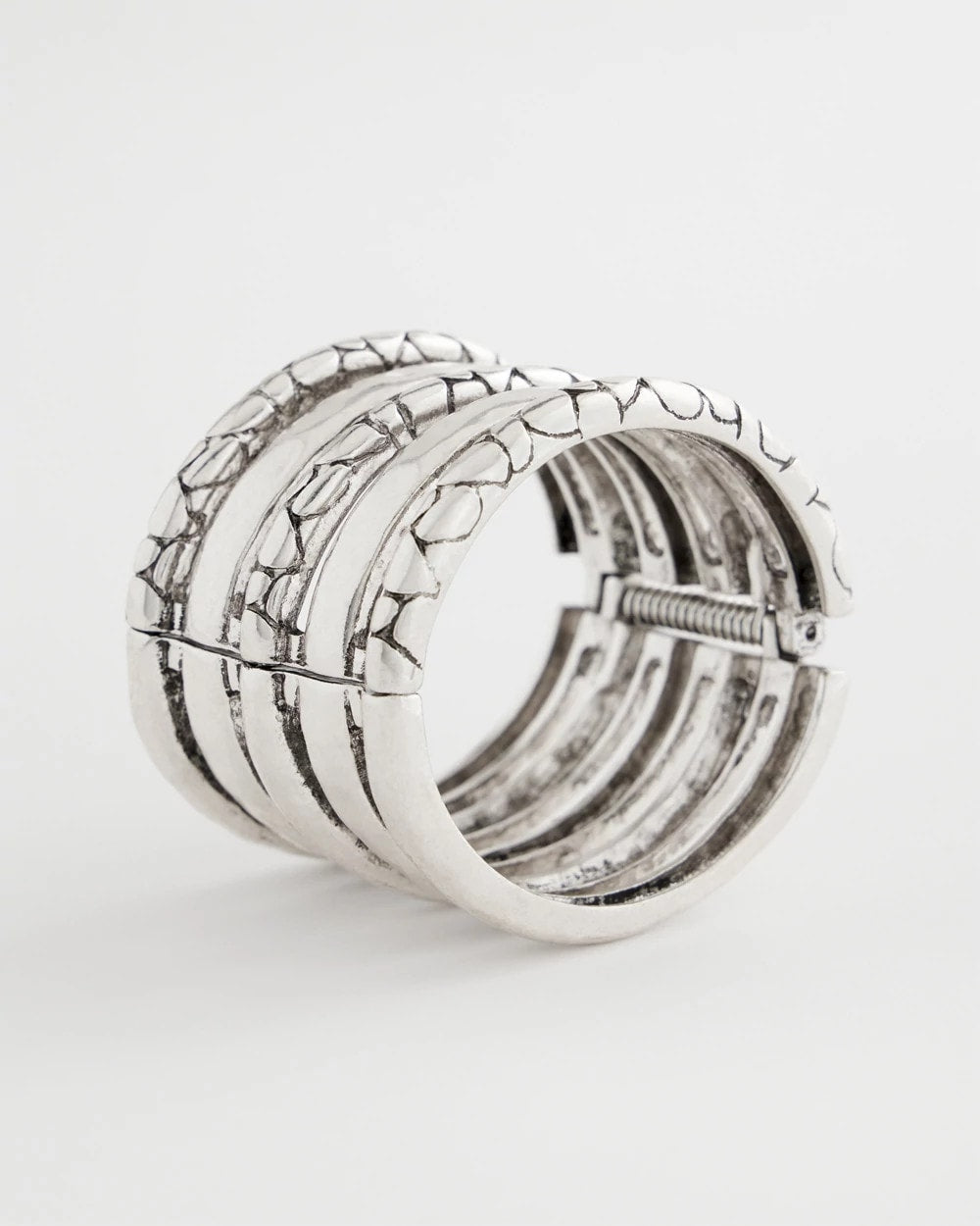 Chico's Silver Island Metals Cuff Bracelet