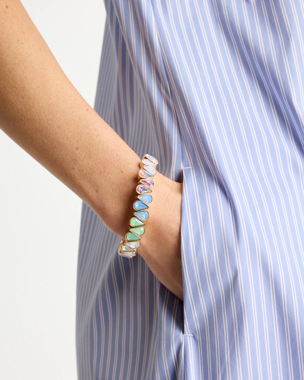 Chico's Teardrop Tennis Bracelet
