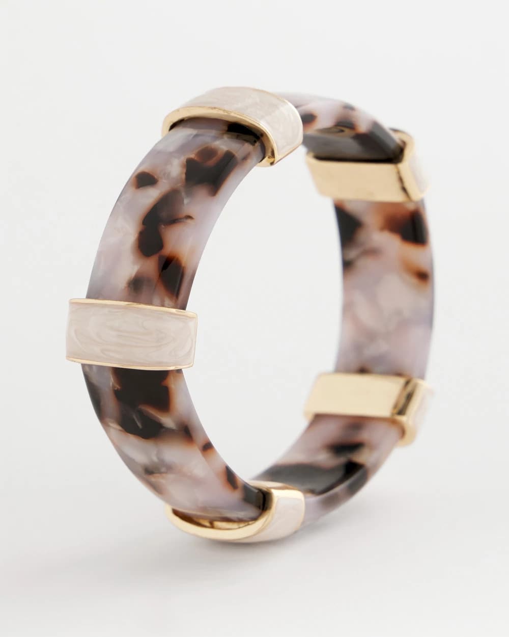 Chico's Tortoise Spider Lily Stretch Bangle